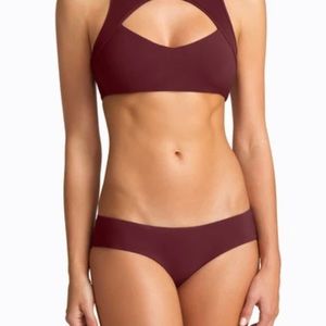 Meg Ryan Top and Yaya bottoms in Burgundy